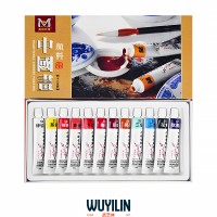 Акварель для гунби Мэйбан (Meibang) 12 цветов по 12 мл