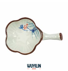 Тушечница керамическая с подставкой, лотос