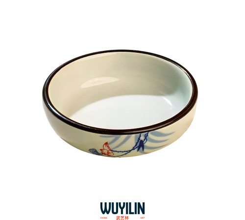 Тушечница керамическая, лотос