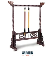 Подставка для кистей из венге, 12 крючков